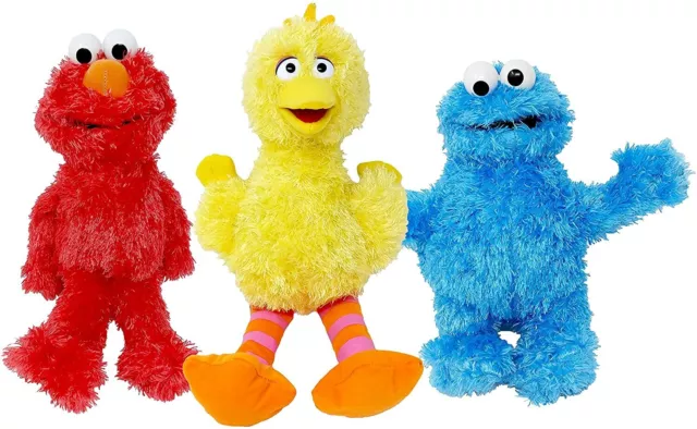 13 inches Sesame Street Plush Toys, Cookie Monster, Big Bird Doll ,and Elmo