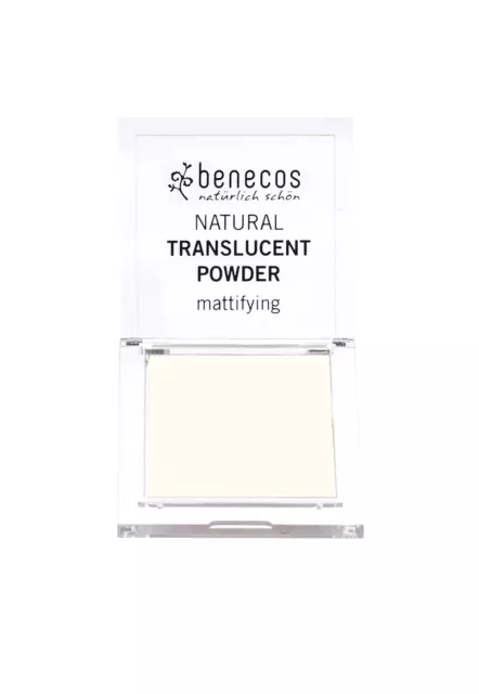 Benecos Translucent Powder Mission Invisible 6.5g Natural  Organic Vegan Make up