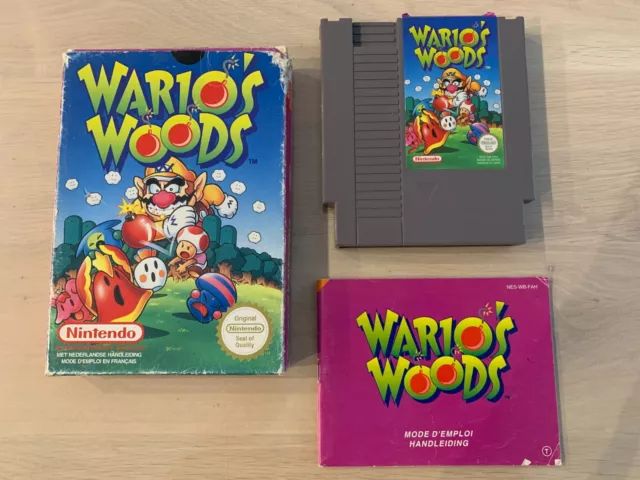 WARIO’S WOODS complet version française FAH pour Nintendo NES