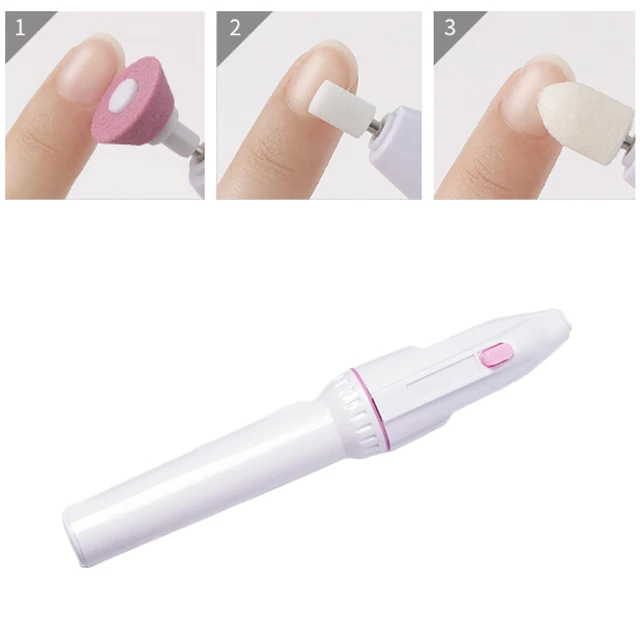 Trapano elettrico manicure, ricaricabile, lucidante tampone unghie alla moda,