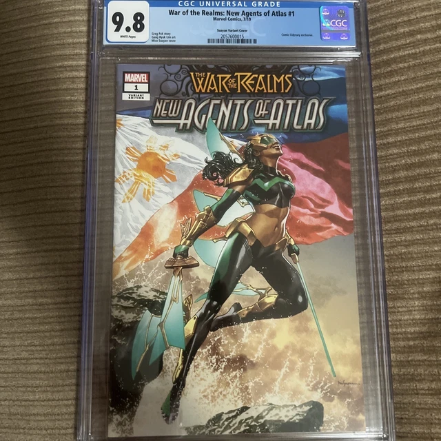 War of the Realms New Agents of Atlas #1 Suayan Odyssey CGC 9.8  Trade Variant
