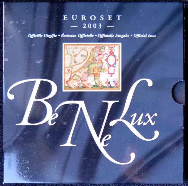 BNX2003.1 - COFFRET BENELUX 2003 - 1 cent à 2 euros Belgique Pays-Bas Luxembourg