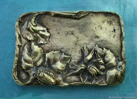 Vide poche ancien Scarabée Bronze Art Nouveau Empty pocket old Scarab Bronze Art