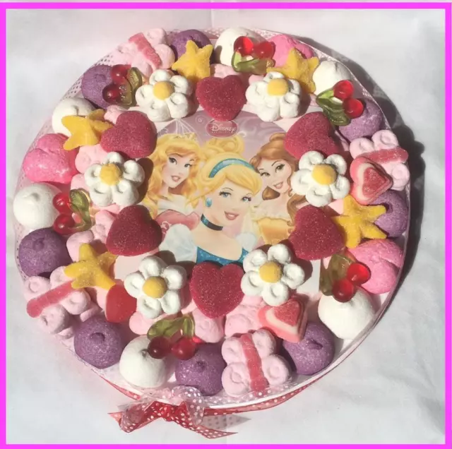 TORTA DI CARAMELLE marshmallow Principesse festa tema compleanno