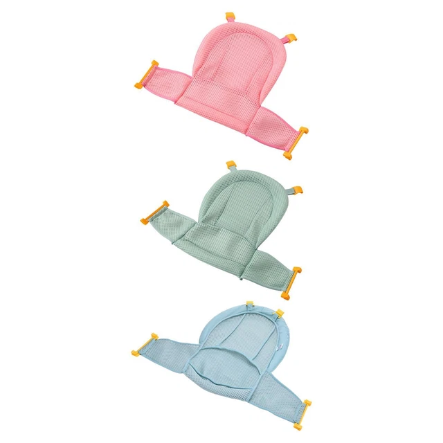 Baby Bath Pad Breathable Ajustable Bath Support Seat Tub Shower Cushion Newborn