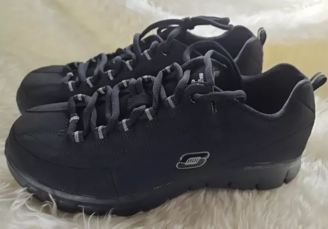 SKECHERS WOMEN S BLACK Synergy Elite Status Athletic Trainers