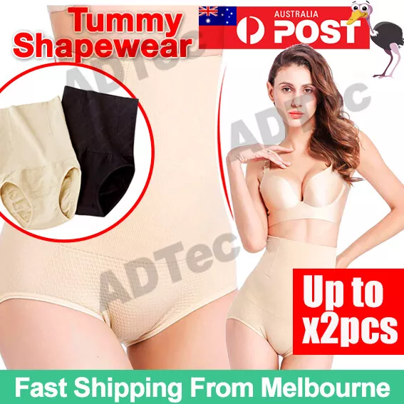 Tummy Control Butt Bum High Waist Panty Underwear Control Body Shaper Shorts AU