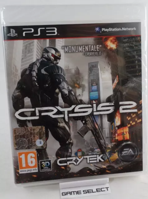 Crysis 2 Sony Ps3 Playstation 3 Pal Eu Eur Ita Italiano Original Nuovo Sigillato