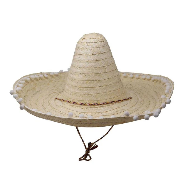 FIESTAS GUIRCA UNISEX Adult Mexican Straw Costume Hat FG901 £11.95