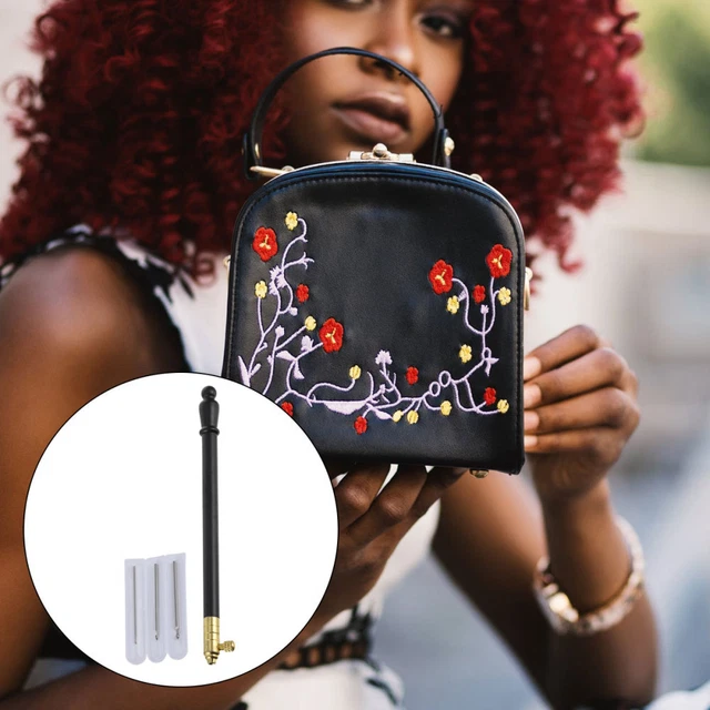 Outil De Stylo De Broderie Bricolage Aiguille De Perforation Stylo