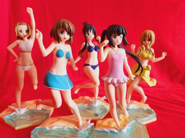 K-On! Good Smile Nendoroid Figure Set - Azusa Yui Mio Tsumugi Ritsu - 5 Piece Collection (Used) - View #3