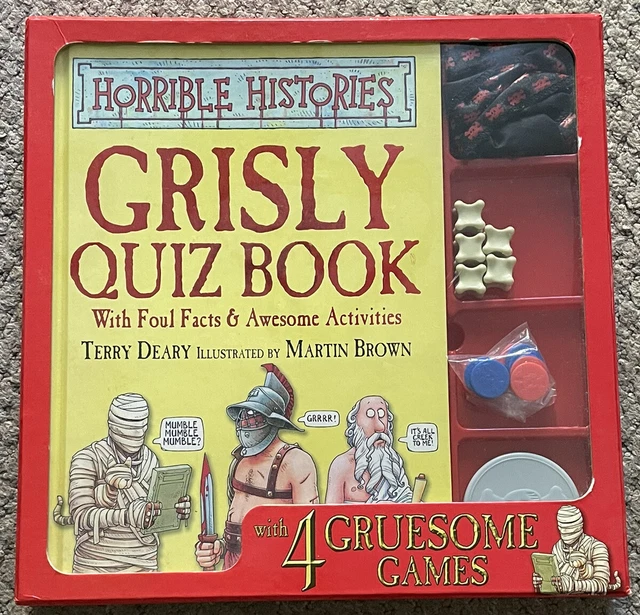 Horrible Histories Grisly Quiz W Foul Facts Awesome Activities & Gruesome  Games