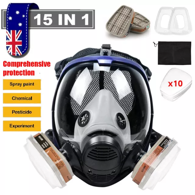 6800 Respirator Full Face Respirator Gas Mask Paint Chemical Spray Painting Mask