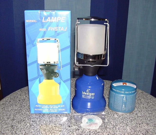 Lampe à Pile Campingaz INSTALUX Vintage – Bleue – Très Bon État
