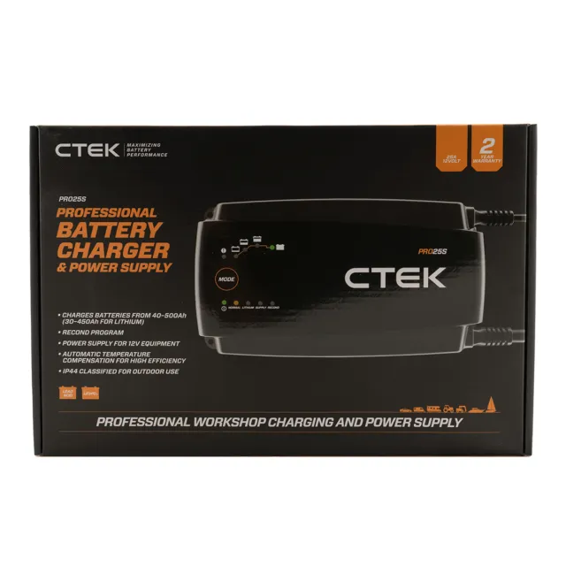 CTEK PRO25S Batterie Ladegerät 25A für Blei- und Lithium-Batterien