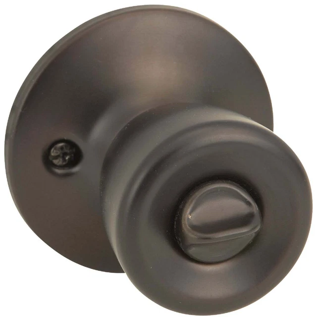 Steel Pro Oil Rubbed Bronze Bed & Bath Door Knob TRX710B Pack of 6 Steel Pro