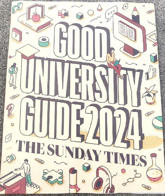 SUNDAY TIMES UNIVERSITY Guide 2024 September 2023 New Page Guide £8.99