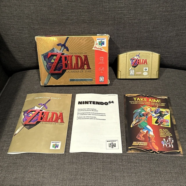 LEGEND OF ZELDA Ocarina of Time Collector's Edition (N64) Complete CIB