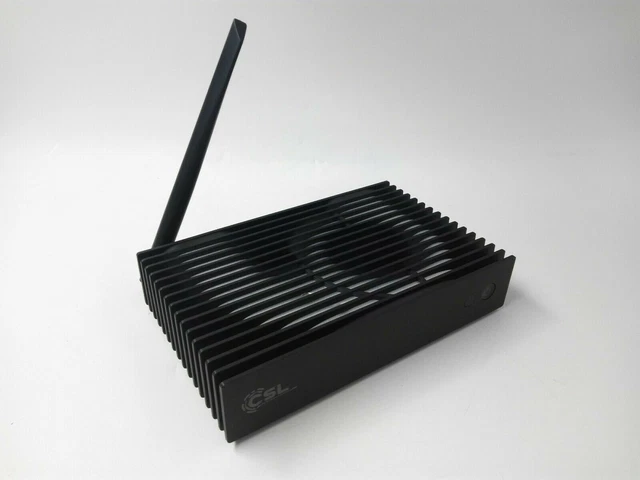 MINI PC CSL Narrow Box Celeron J3455 32Gb Emmc SSD 4Gb RAM 4K wi-Fi ...