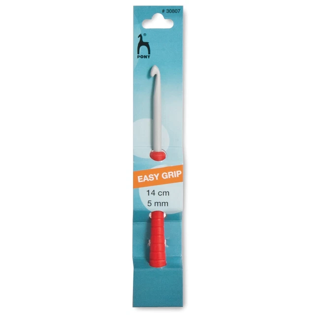 Gancho de ganchillo: fácil agarre: 5,00 mm: 14 cm de largo - P30807 - CORREO GRATUITO