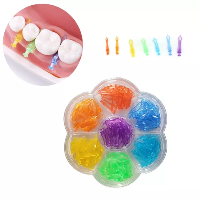 Dental Disposable Plastic Adaptive Interdental Wedges Teeth Gap Wedge Dentist 2