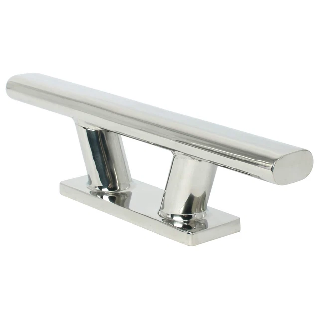 8" Marine Boat Cleat 316 Stainless Steel Heavy Duty Stylish Mooring Bollard