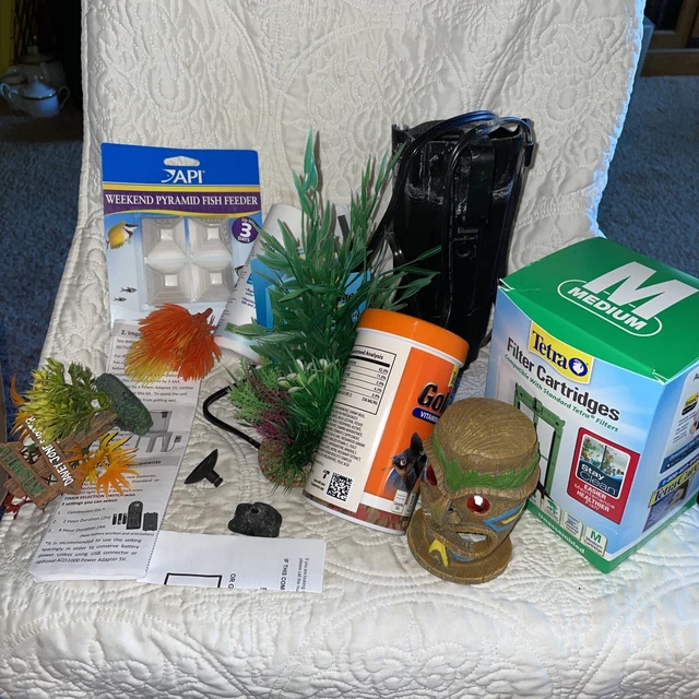 UsedAqua Culture 3-Gallon 360 View Aquarium Kit With LED Lighting And Filtration