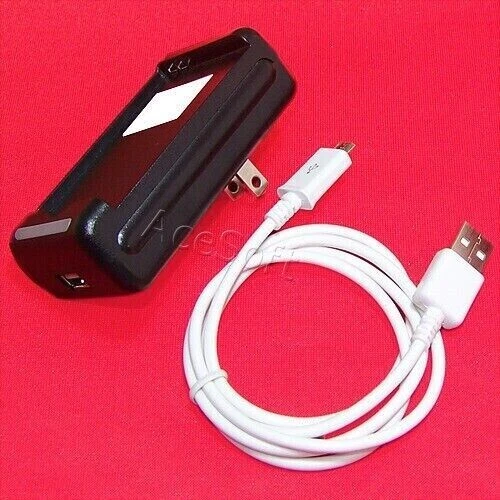 USB/AC External Battery Charger + Micro USB Cable for Samsung Galaxy On5 G550T