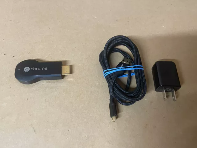 Google Chromecast (1st Generation) H2G2-42 HDMI Media Streamer