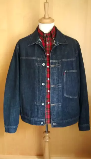 VINTAGE LEVIS 70501 Medium Type I 1 506 XX Denim Trucker Jacket Pre LVC 90s Y2K 149.99 PicClick UK