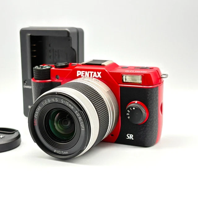 PENTAX Q10 レッド 2個レンズ5-15㎜ 15-45mm 元箱付＃65 PENTAX Q10 レッド 2個レンズ5-15㎜ 15-45mm 元箱付＃65 PENTAX