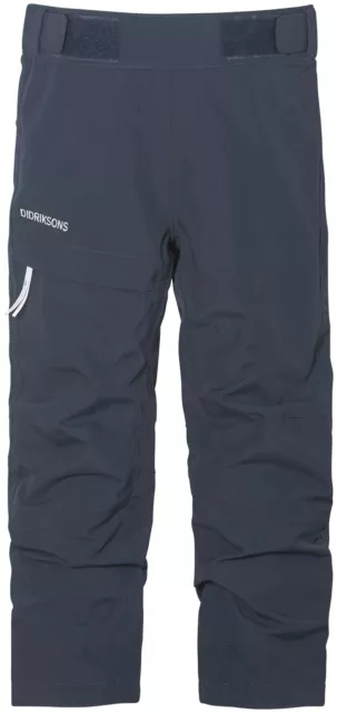 Pantalon de pluie garçon Didriksons pantalon de randonnée TROMB KIDS PNT bleu foncé coupe-vent