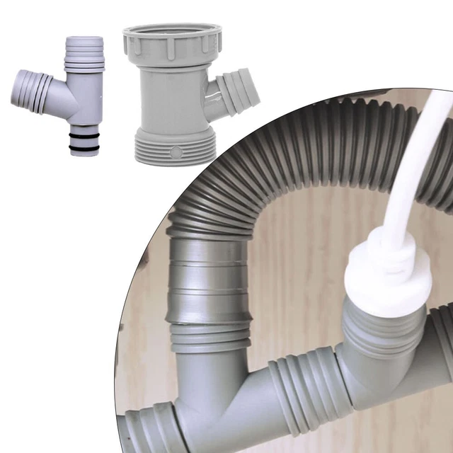 CONNECT DIFFERENT TYPES Of Pipes With Sink Drainage Pipe Tee Head