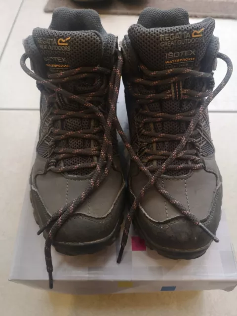 Regatta Edgepoint Boots Lightweight Waterproof Walking Boots UK 3