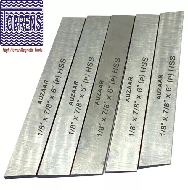 Hoja de corte de 5 piezas (1/8" x 7/8" x 6") M2 HSS Herramienta de...