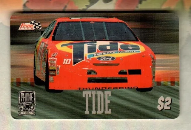 FINISH LINE RACING Tide Car 10, NASCAR ( 1996 ) Phone Card ( EXPIRED ) V1