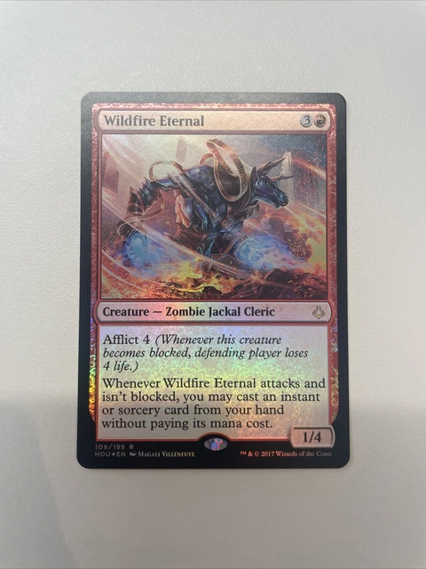 Magic The Gathering Card: Wildfire Eternal - Hour Of Devastation Expansion (Red Creature) - View #12