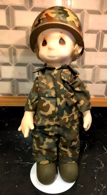 Vintage Precious Moments "I'm In The Lords Army"  Boy Doll