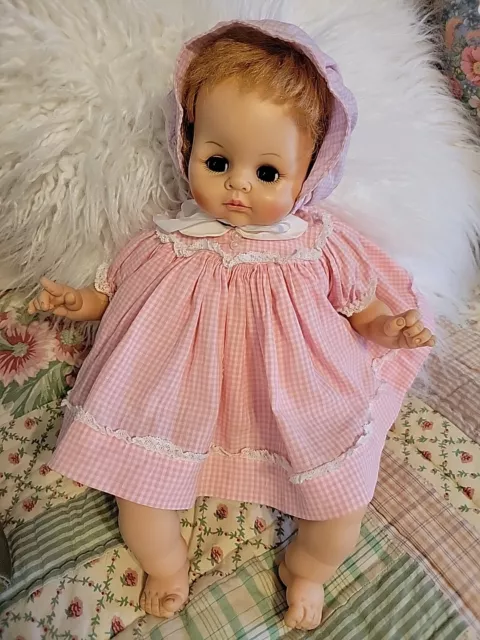 Madame Alexander 1965 Vintage 14” Pussycat Baby Doll NO BOX