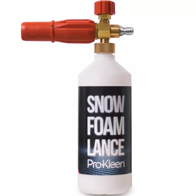 ProKleen Snow Foam Lance 1/4 inch Quick Release Gun Cannon Pressure Washer Wash