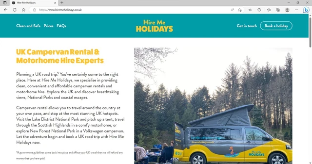 Motorhome and Campervan rental business (No vehicles included in sale) 
