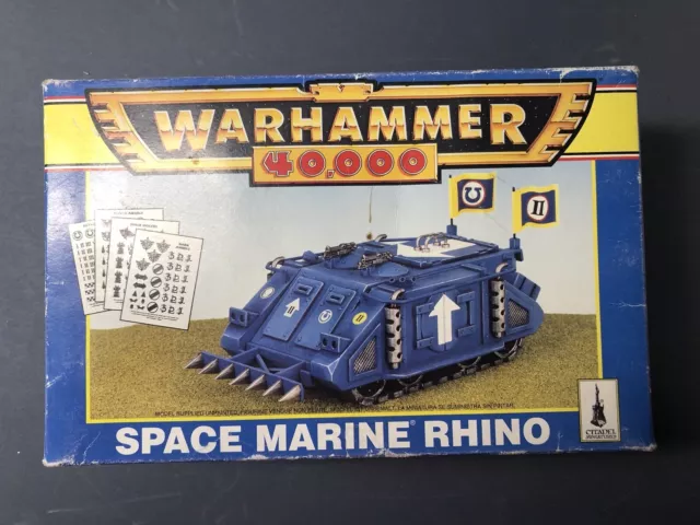 Warhammer 40k 2nd ed Space Marine Rhino - Rogue Trader Era - NiB #2