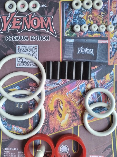 Kit élastiques Caoutchouc Pour Flipper Iron Man - Neuf, Remplacement, Marque Générique