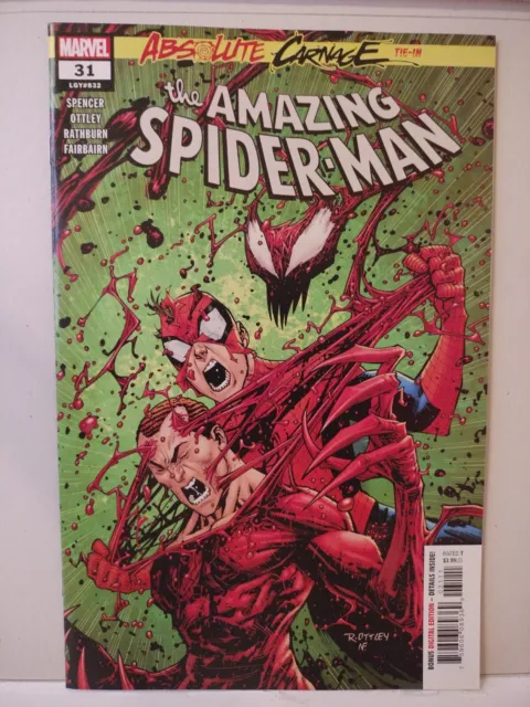 Amazing Spider-Man #31  Absolute Carnage Tie-In (2019) Marvel NM 🔥🔥👀
