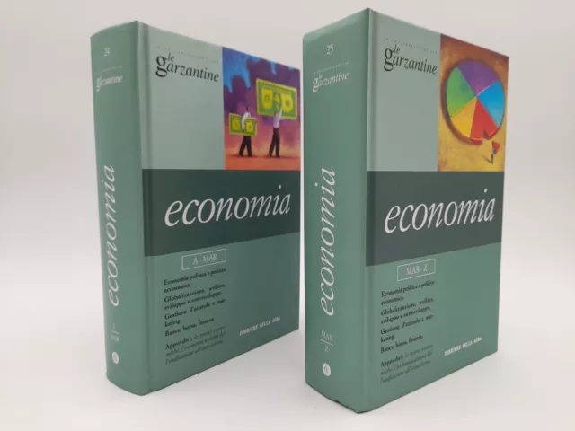 Economia 2 Volumi Globalizzazione welfare politica economica Le Garzantine 2006
