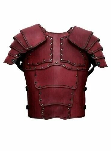 Armure médiévale en cuir viking celtique théâtrale LARP SCA costume...