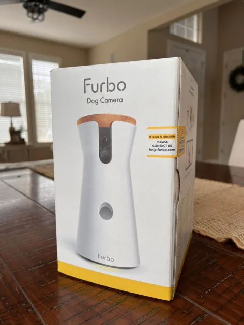 Nuevo dispensador de golosinas para cámara para perro Furbo, caja sin abrir.