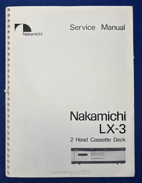 Rouleaux Pince NAKAMICHI LX-3 - Galets De Magnétocassette - Neuf - Lot De 2