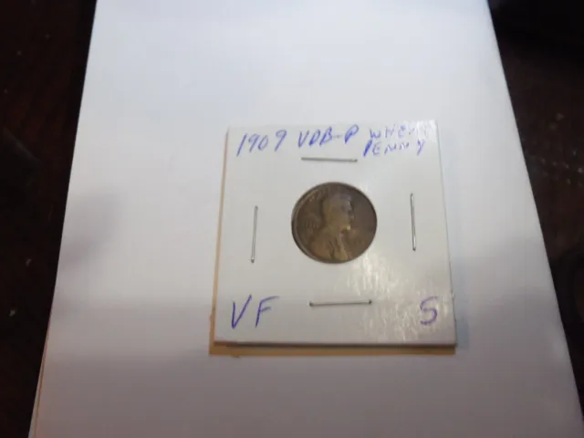 Nice Key Date 1909-Vdb P-Mint Wheat Head Penny