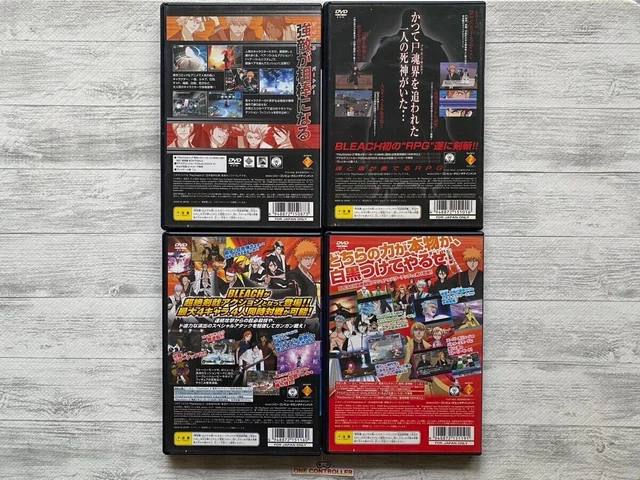 SONY PS2 Bleach Blade Battlers 1 & 2 & Tamashii & Yabou 4games set from Japan 2